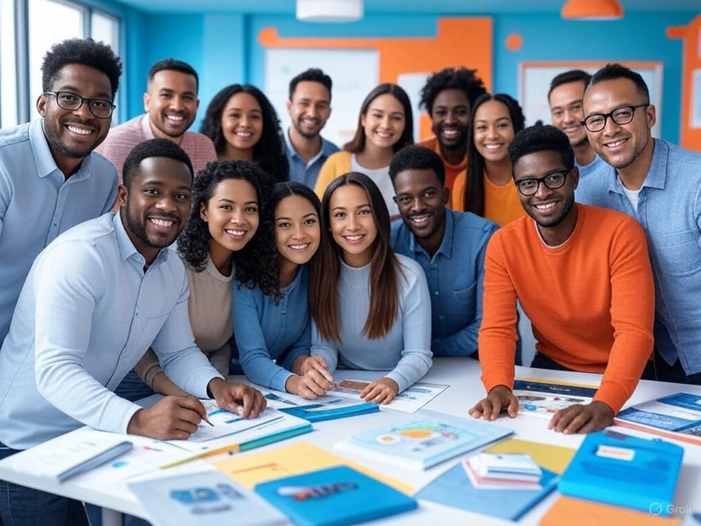 Equipe da YPY Educacional trabalhando em educação a distância